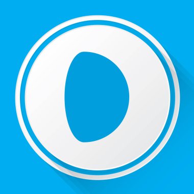 Resimli Simge Arka Planda İzole - Mumlu Gibbous Moon