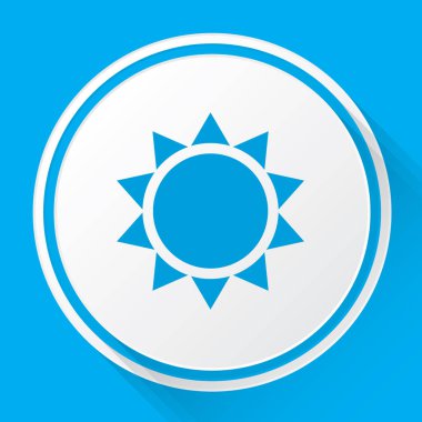 Resimli Simge Arka Planda İzole - Yıldız