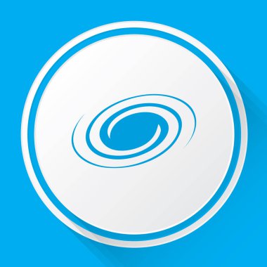 Resimli Simge Arka Planda İzole - Sarmal Gökada