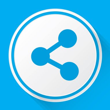 Resimli Simge Arka Planda İzole - Paylaş