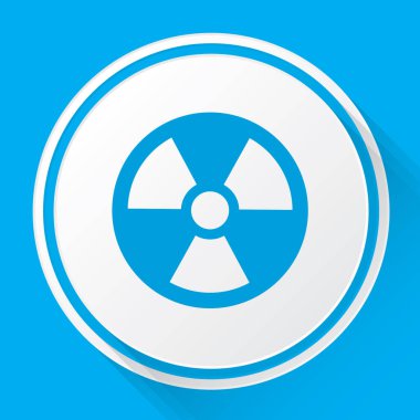 Resimli Simge Arka Planda İzole - Radyo Aktif