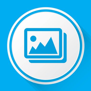 Resimli Simge Arka Planda İzole - Fotoğraflar