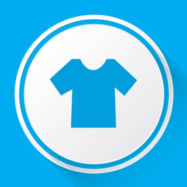 Resimli Simge Arka Planda İzole - Erkek T Shirt