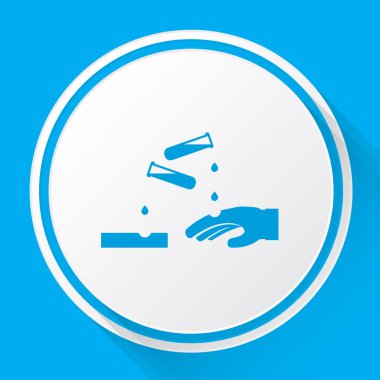 Resimli Simge Arka Planda İzole - Yüksek Aşındırıcı Paspas