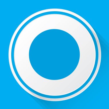 Resimli Simge Arka Planda İzole - Dolunay