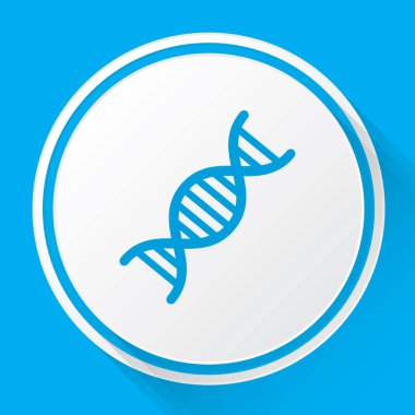 Resimli Simge Arka Planda İzole - Çift Helis