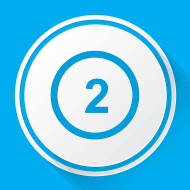 Resimli Simge Arka Planda Yalıtılmış - Daire 2 Anahat