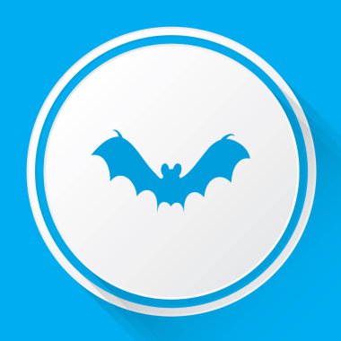 Resimli Simge Arka Planda İzole - Bat2