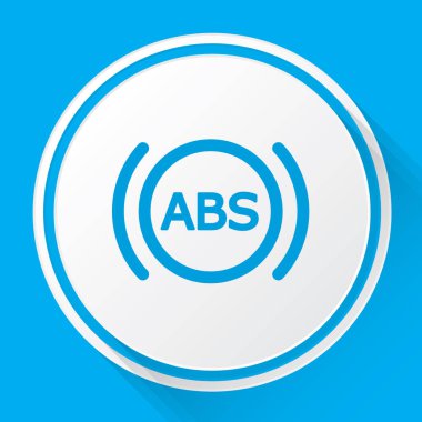 Resimli Simge Arka Planda İzole - Abs Işık