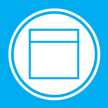 Resimli Simge Arka Planda İzole - Web Wireframe Split 