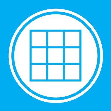 Resimli Simge Arka Planda İzole - Web Wireframe 9 Way 