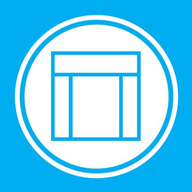 Resimli Simge Arka Planda İzole - Web Wireframe 4 Way 