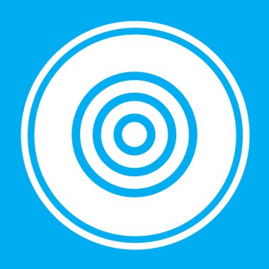 Resimli Simge Arka Planda İzole - Hedef