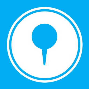 Resimli Simge Arka Planda İzole - Küçük Harita İşaretçisi