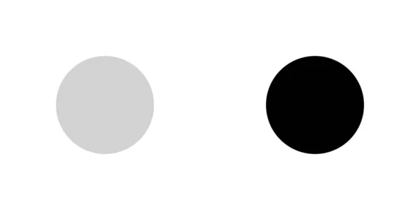 Illustrerad ikon isolerad på en bakgrund-full cirkeldiagram — Stock vektor