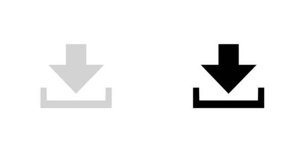 Illustriertes Symbol isoliert auf einem Hintergrund - herunterladen — Stockvektor