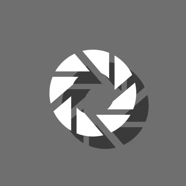 Illustrerad ikon isolerad på en bakgrund-slutare — Stock vektor