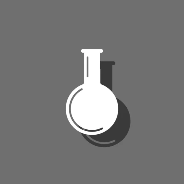 Icône illustrée isolée sur un fond - Vile scientifique — Image vectorielle