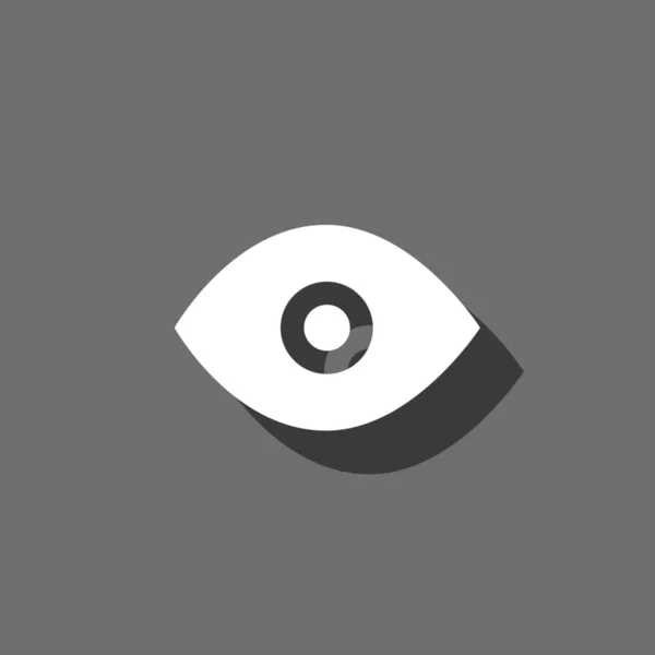 Illusztrált ikon izolált egy háttér-Eye — Stock Vector