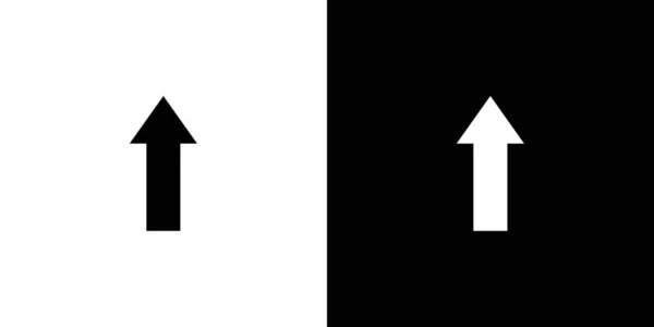 Illustriertes Symbol isoliert auf einem Hintergrund - Pfeil nach oben — Stockvektor