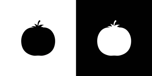 Ilustrované ikony izolované na pozadí-rajčata — Stockový vektor