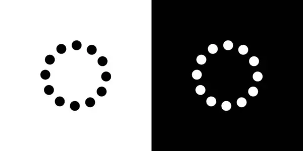 Ilustrowana ikona izolowane na tle-Round załadunku — Wektor stockowy