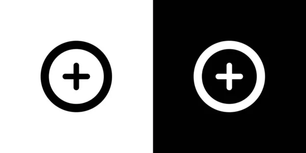 Ikone isoliert auf einem Hintergrund - rundes Kreuz-81 — Stockvektor