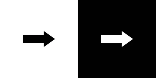 Geïllustreerd pictogram geïsoleerd op een achtergrond-pijl-rechts — Stockvector