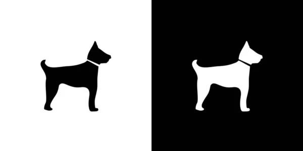 Ikone isoliert auf einem Hintergrund - Wachhund — Stockvektor