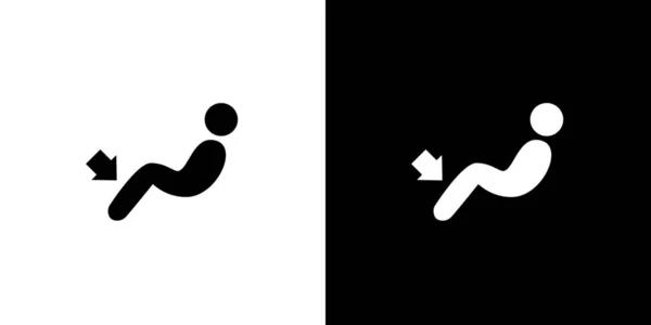 Ilustrované ikony izolované na pozadí-větráky na nohou — Stockový vektor
