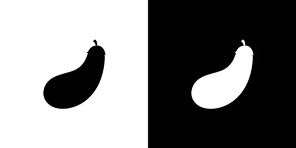 Illustrerad ikon isolerad på en bakgrund-aubergine — Stock vektor