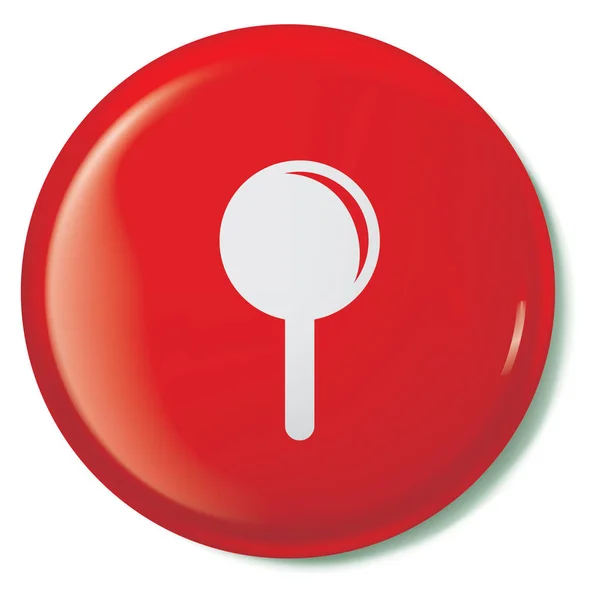 Geïllustreerd icoon geïsoleerd op een achtergrond-Lollipop — Stockvector
