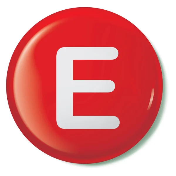 Ilustrované ikony izolované na pozadí-E — Stockový vektor