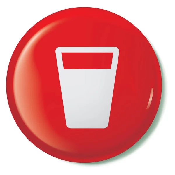 Illusztrált Icon izolált háttér-kupa Drink — Stock Vector