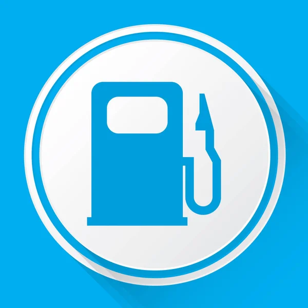 Illustrated Icon Isolated on a Background - Petrol Pump Light — Stock Vector