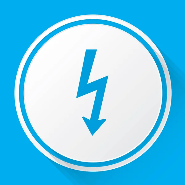 Illustrerad ikon isolerad på en bakgrund-Lightning — Stock vektor