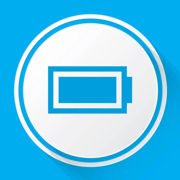 Illustrerad ikon isolerad på en bakgrund-batteri — Stock vektor