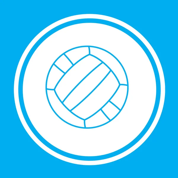 Illustrated Icon Isolated on a Background - Volley Ball