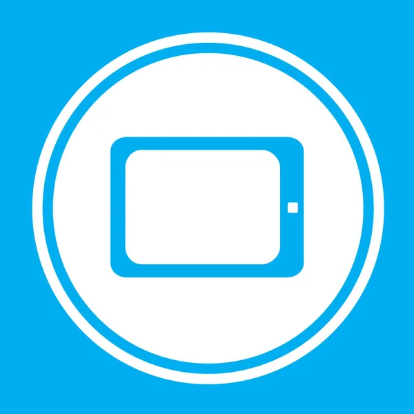 Illustrerad ikon isolerad på en bakgrund-Tablet PC — Stock vektor