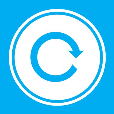 Resimli Simge Arka Planda Yalıtılmış - İleri Ye