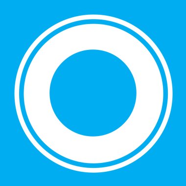 Resimli Simge Arka Planda İzole - Kayıt