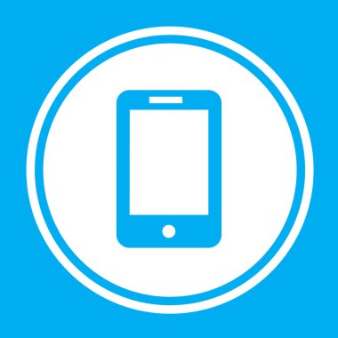 Resimli Simge Arka Planda İzole - Mobil