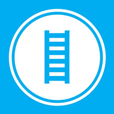 Resimli Simge Arka Planda İzole - Merdiven