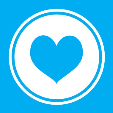 Resimli Simge Arka Planda İzole - Kalpler Kart Kıyafeti