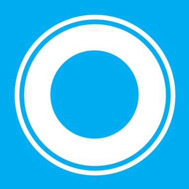 Resimli Simge Arka Planda İzole - Tam Pasta Grafiği