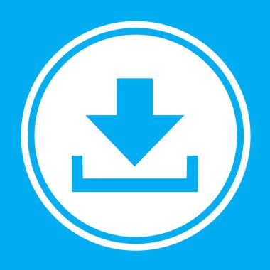 Resimli Simge Arka Planda İzole - İndir: