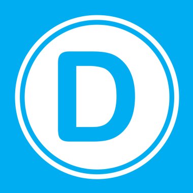 Resimli Simge Arka Planda İzole - D