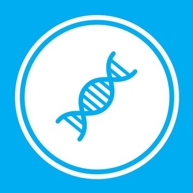 Resimli Simge Arka Planda İzole - Çift Helis