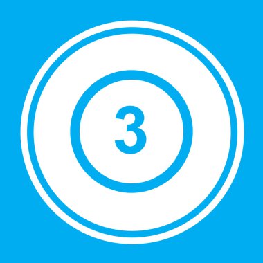 Resimli Simge Arka Planda Yalıtılmış - Daire 3 Anahat