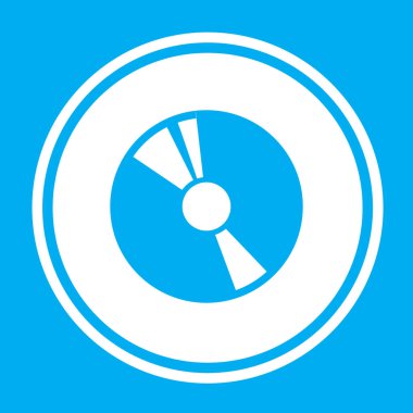 Resimli Simge Arka Planda İzole - Cd